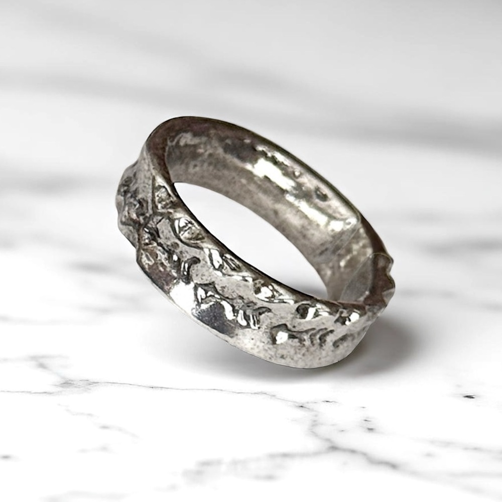 5 For $25💫Trendy Whimsigoth Silver Ring
